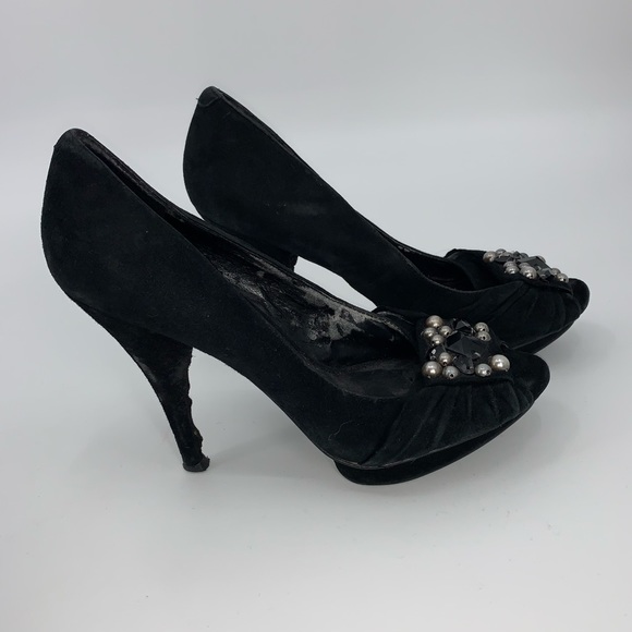 BCBG Peep Toe Pumps - Picture 4 of 8
